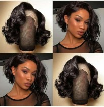 Youmi Human Virgin Hair Pre Plucked 13x4 Tranaparent Lace Front Wig And Full Lace Wig And Bob Lace Wig For Black Woman Free Shipping (YM0196)