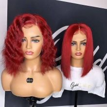 Youmi Human Virgin Hair Pre Plucked Ombre 13x4 Lace Front Wig For Black Woman Free Shipping (YM0212)