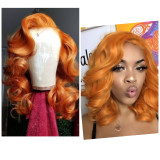 Youmi Human Virgin Hair Pre Plucked Ombre 13x4 Lace Front Wig For Black Woman Free Shipping (YM0219)