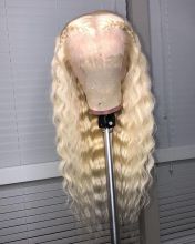 YouMi Human Virgin Hair 613 Pre Plucked 13x4 Lace Front Wig And Full Lace Wig And Blonde Wave Wig For Black Woman Free Shipping (YM0220)