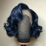 Youmi Human Virgin Hair Pre Plucked Ombre 13x4 Tranaparent Lace Front Wig And Full Lace Wig And Wave Bob Lace Wig For Black Woman Free Shipping (YM0230)