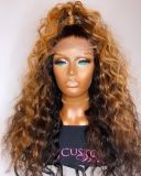 Youmi Human Virgin Hair Pre Plucked Ombre Lace Front Wig And 13x4 Tranaparent Lace Wig And Full Lace Wig For Black Woman Free Shipping (YM0241)