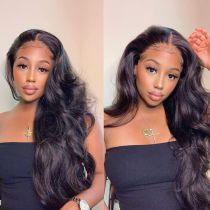 Youmi Human Virgin Hair Pre Plucked Curly HD Transparent Lace Front Wig And Full Lace Wig For Black Woman Free Shipping (YM0242)