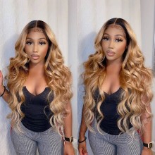 Youmi Human Virgin Hair Pre Plucked Curly HD Transparent Lace Front Wig And Full Lace Wig For Black Woman Free Shipping (YM0245)