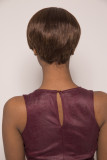 Youmi Human Virgin Hair Pre Plucked Full Machine Wig For Black Woman Free Shipping (SIMONE)
