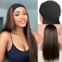 Youmi Human Virgin Hair Pre Plucked Ombre Headband Wigs For Black Woman Free Shipping (YM0267)