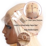 YouMi Human Hair Pre Plucked 13x4 Lace Front Wig And Ombre Blue Lace Wig BOB STRAIGHT Red Color Human Hair wigs (YM0036)
