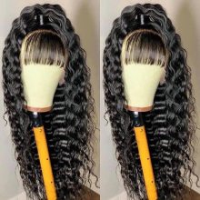 Youmi Human Virgin Hair Pre Plucked 13x4 Tranaparent Lace Front Wig And Deep Wave Lace Wig For Black Woman Free Shipping (YM0047)
