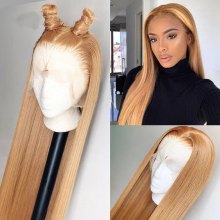 Youmi Human Virgin Hair Pre Plucked Ombre 13x4 Lace Front Wig For Black Woman Free Shipping (YM0282)