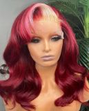Youmi Human Virgin Hair Pre Plucked Ombre 13x4 Lace Front Wig And Full Lace Wig For Black Woman Free Shipping (YM0297)