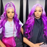 Youmi Human Virgin Hair Pre Plucked Ombre 13x4 Lace Front Wig And Full Lace Wig For Black Woman Free Shipping (YM0299)