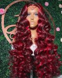 Youmi Human Virgin Hair Pre Plucked Ombre 13x4 Tranaparent Lace Front Wig And Full Lace Wig For Black Woman Free Shipping (YM0325)
