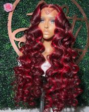 Youmi Human Virgin Hair Pre Plucked Ombre 13x4 Tranaparent Lace Front Wig For Black Woman Free Shipping (YM0325)