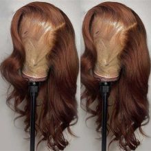 Youmi Human Virgin Hair Pre Plucked Ombre 13x4 Tranaparent Lace Front Wig For Black Woman Free Shipping (YM0326)