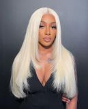 Youmi Human Virgin Hair Pre Plucked Ombre White Blonde 13x4 Lace Front Wig And Full Lace Wig For Black Woman Free Shipping (YM0332)