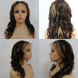Youmi Human Virgin Hair Pre Plucked13x4 Tranaparent Lace Front Wig And Full Lace Wig Free Shipping (YM0347)