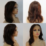 Youmi Human Virgin Hair Pre Plucked13x4 Tranaparent Lace Front Wig And Full Lace Wig Free Shipping (YM0347)
