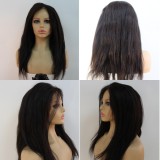 Youmi Human Virgin Hair Pre Plucked13x4 Tranaparent Lace Front Wig And Full Lace Wig Free Shipping (YM0347)