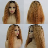 Youmi Human Virgin Hair Pre Plucked13x4 Tranaparent Lace Front Wig And Full Lace Wig Free Shipping (YM0347)