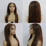 Youmi Human Virgin Hair Pre Plucked13x4 Tranaparent Lace Front Wig And Full Lace Wig Free Shipping (YM0347)