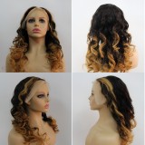 Youmi Human Virgin Hair Pre Plucked13x4 Tranaparent Lace Front Wig And Full Lace Wig Free Shipping (YM0347)