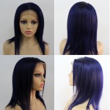 Youmi Human Virgin Hair Pre Plucked13x4 Tranaparent Lace Front Wig And Full Lace Wig Free Shipping (YM0347)