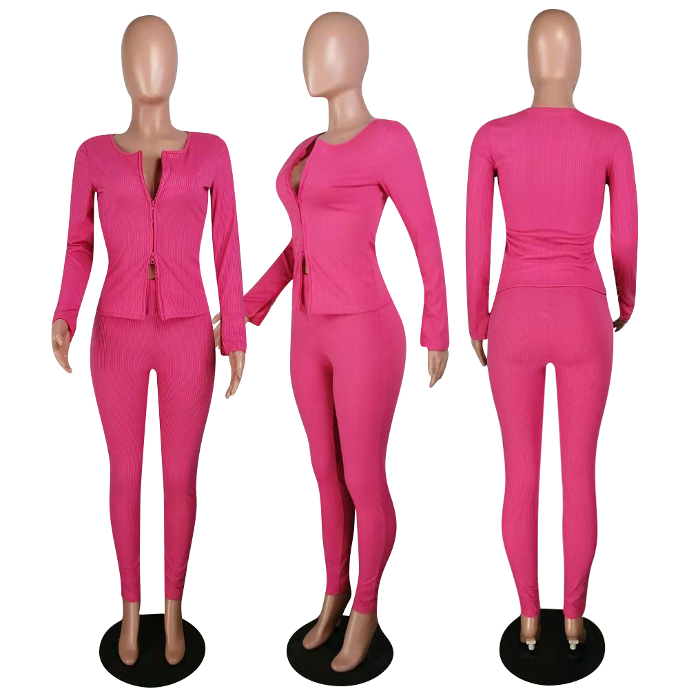 Women O-neck Short Sleeve Solid Letter Print Pant Bodycon 2 Piece Set