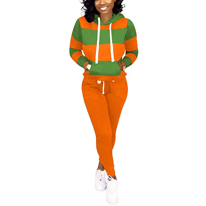 rainbow plus size jogging suits