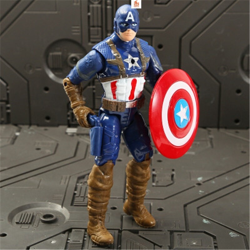 Marvel Avengers 3 Infinity War Action Figures Toys Set Hulk Captain America Spiderman Thanos Iron Man Hulkbuster