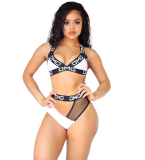EVE Sexy Cut Out Letter Bikinis Sets LSL-6130