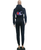 EVE Casual Hooded Tops Tracksuit Sets BN-9058