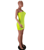 Sexy One Shoulder Backless Mini Club Dress NM-8006