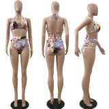 EVE Print Swimsuits 3 Piece Sets OD-8095