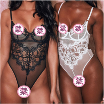 Mesh Lace Sexy Teddy Lingerie YQ-348
