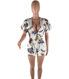 EVE Strappy Summer Printed Romper LP-653