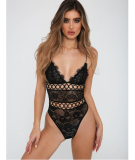 EVE Sexy Hollow Out Teddy Lingerie YQ-349