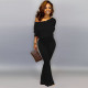 EVE Solid Color Batwing Sleeve One Piece Jumpsuits YS-8388
