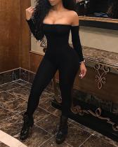 EVE Sexy Off The Shoulder Full Sleeve Bodycon Jumpsuits YNB-7051