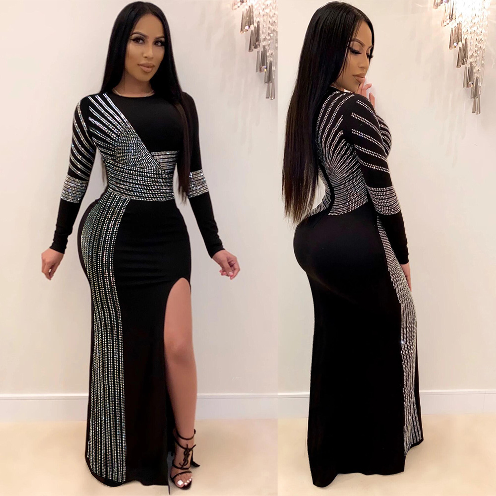 sexy rhinestone dress