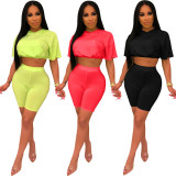 EVE Sexy Mesh See Through Hooded 2 Piece Shorts Set LUO-3013
