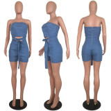 EVE Sexy Tube Top Romper YIY-5060