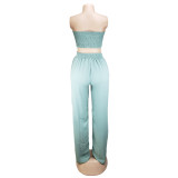 Sexy Tube Top And Pants Two Piece Suits AIL-083