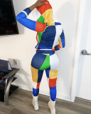 EVE Colorful Plaid Hoodies And Pants 2 Piece Sets MAE-2023