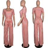 EVE Fashion Casual Striped Two Piece Suit WAF-5001