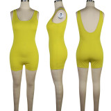 Solid Sleeveless Skinny Playsuit TE-3671-1