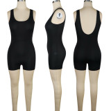 Solid Sleeveless Skinny Playsuit TE-3671-1