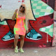 EVE Sexy Slim Fashion Tie-dye Sleeveless Dress XYKF-9217