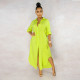 EVE Solid Long Sleeve Button Maxi Shirt Dress SMR-9620