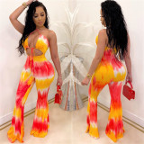 EVE Fahion Sexy Slim Printed Jumpsuit LSL-6346-1