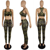 EVE Personality Slim Printed Fitness Pants Suit LSL-8046
